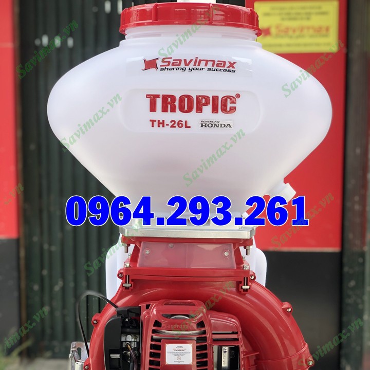 Máy phun thuốc Tropic phun trừ sâu nông nghiệp chạy động cơ xăng 4 thì Honda GX35 Thái Lan