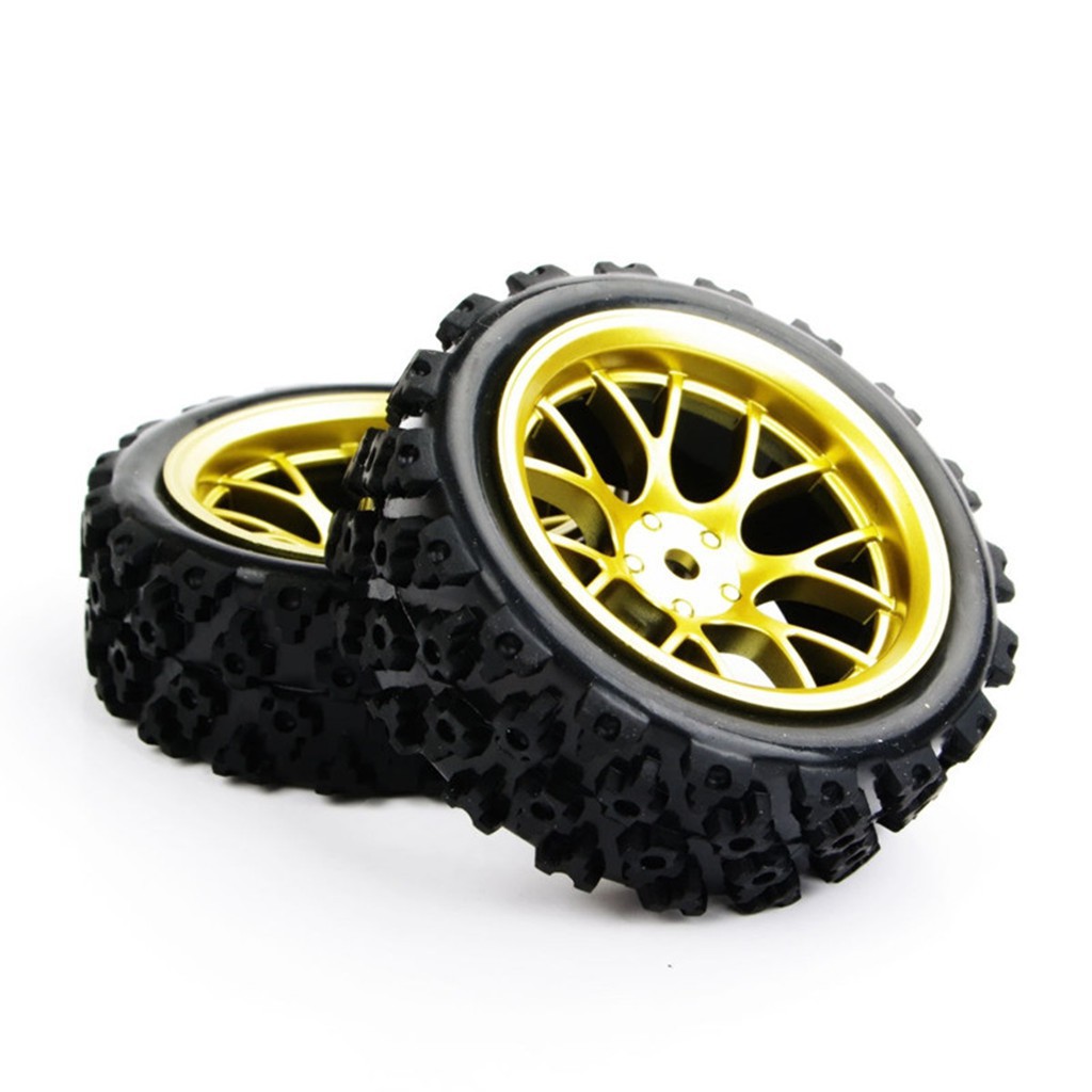 4 Bánh Xe Cao Su Cho Xe Điều Khiển Từ Xa 1 : 10 Rally