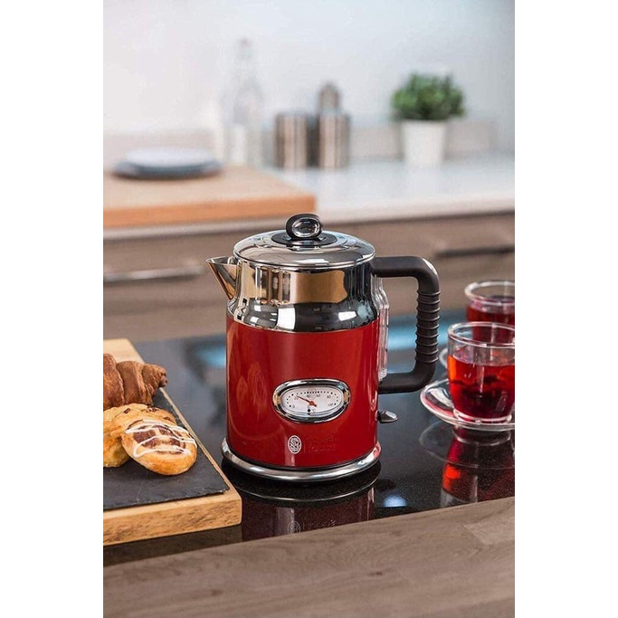 [Mã ELHADEV giảm 4% đơn 300K] Ấm siêu tốc Russell hobbs KETTLE Đỏ (Hàng Đức)