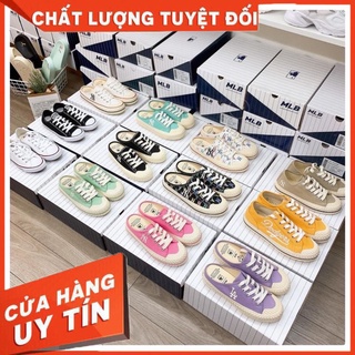 Giày sục MLB Mule đạp gót màu đen dễ mang, giá tốt