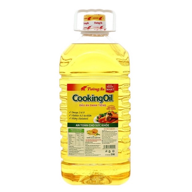 Dầu ăn Tường An Cooking Oil 5 Lít - Dầu thực vật