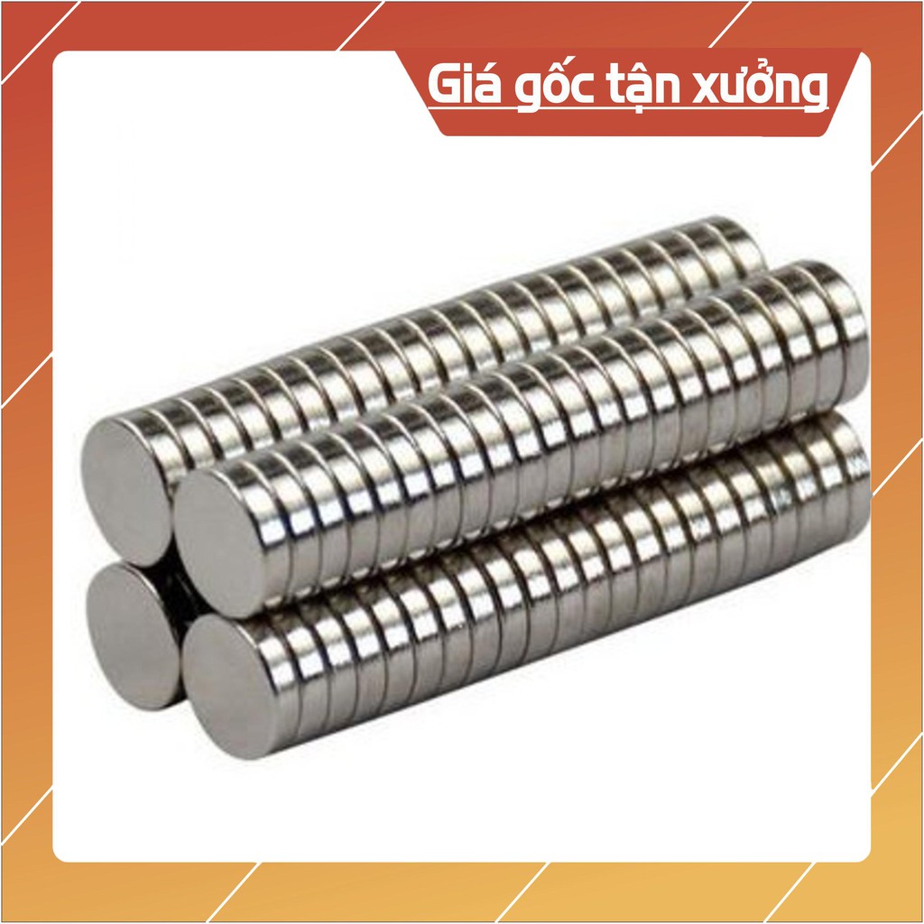 [Xả Kho] Nam châm đất hiếm 18x3mm, loại nam châm trắng đất hiếm lực hút mạnh.