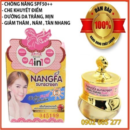 [Hàng chính hãng]Kem chống nắng Nangfa, Wise Nano Thái Lan