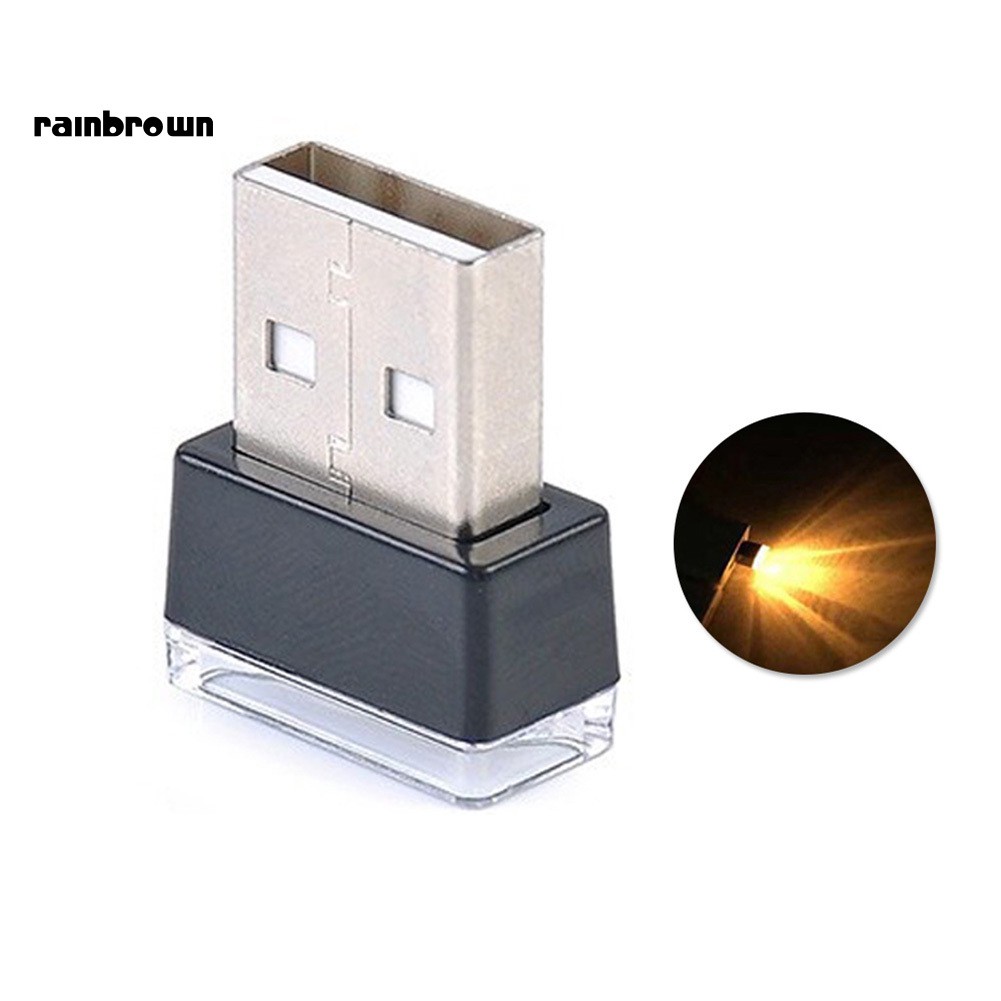 Đèn LED giắc USB trang trí nội thất xe ô tô tiện dụng