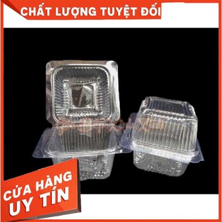 100 cái- hộp nhựa đựng bánh h17