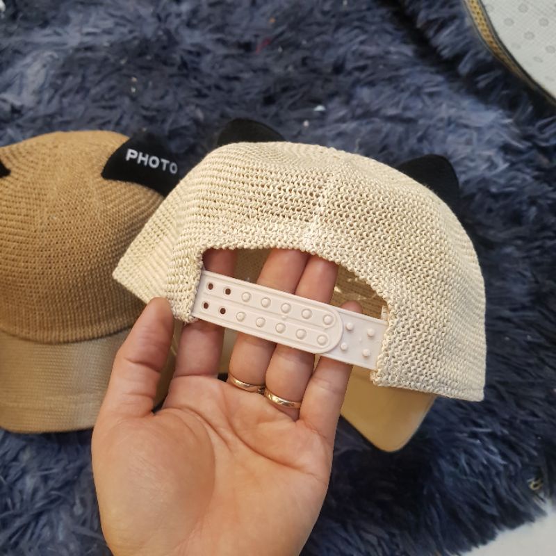 Mũ cho bé tai mèo siêu đáng yêu