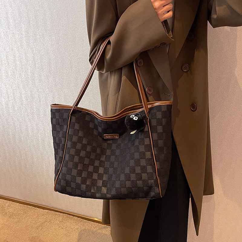 Túi Xách Đeo Vai Vải Bạt Ngăn Chứa Rộng Thời Trang Nữ