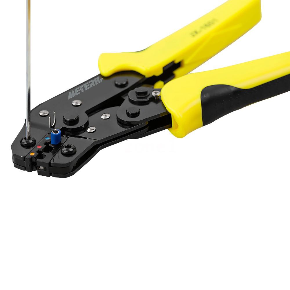 zone1 Meterk Professional 4 In 1 Wire Crimpers Engineering Ratcheting Terminal Crimping Pliers Bootlace Ferrule Crimper