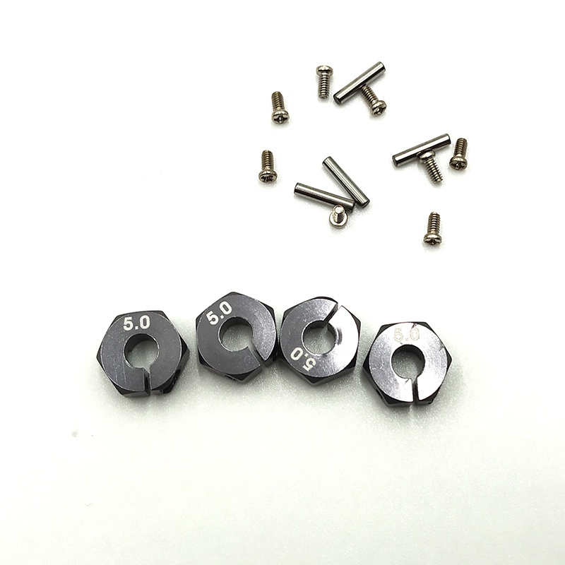 Bộ 4 ốc vít điều hợp lục giác 5/6/7mm 12mm cho xe tải điều khiển từ xa HSP HPI Tamiya Traxxas Slash