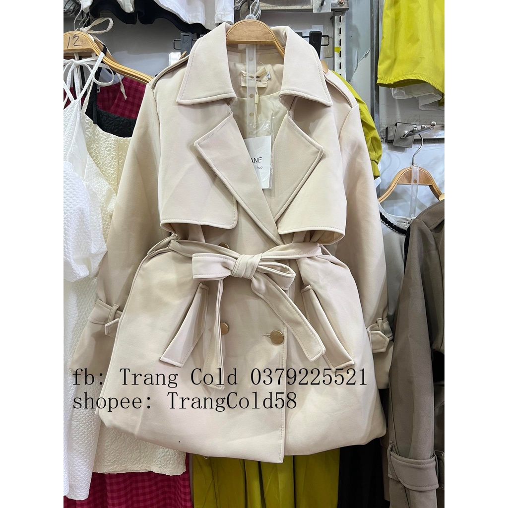 ÁO MANGTO TAY ĐAI DÁNG LỠ HÀNG QC MÁC V A N E (ảnh thât shop tự chụp )