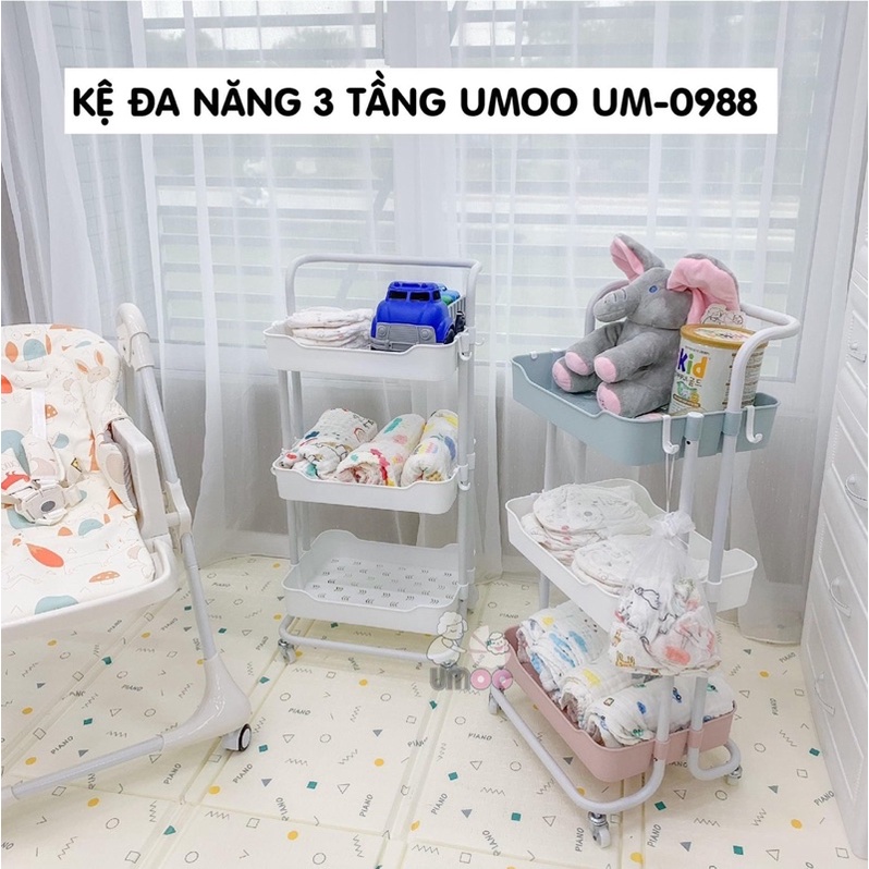 Umoo - Kệ đa năng 3 tầng hữu ích cho mọi gia đình UM988