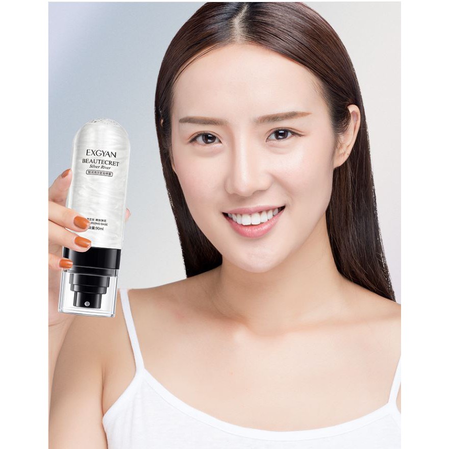 📌Xịt khoá nền còn định hình lớp nền căng bóng, lấp lánh,giúp lớp nền lâu trôi và đều màu hơn EXGYAN