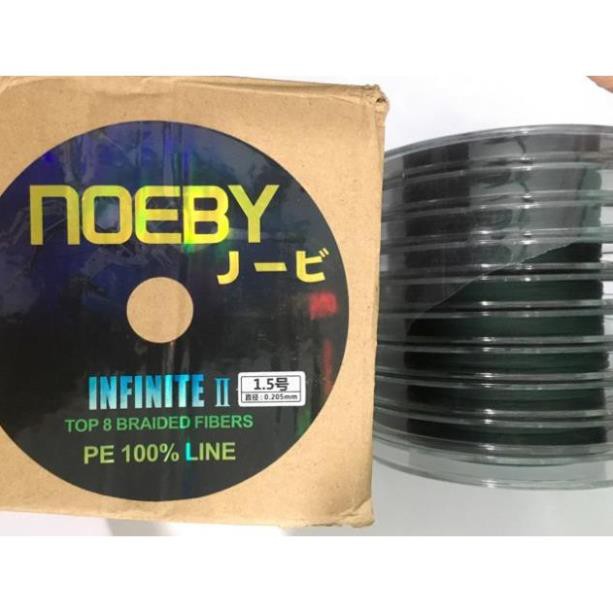 Dù Noeby Infinite II PE 100% Line 8 sợi bện mịn giảm giá mạnh đồ câu FISHING_HD