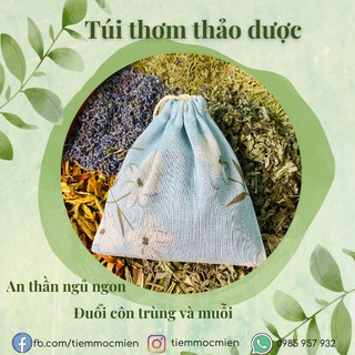 Túi thơm đuổi muỗi từ 6 loại thảo mộc tự nhiên thân thiện bảo vệ môi trường