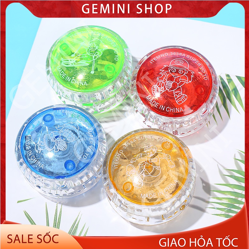 Đồ chơi yo-yo có đèn led làm quà tặng cho trẻ em, yoyo có đèn led siêu nhẹ chơi dễ dàng cho bé (mã YO) GEMINI SHOP