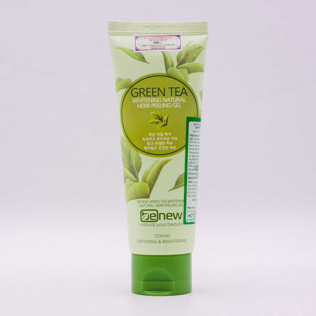 Tẩy da chết trà xanh cao cấp Hàn Quốc Benew Green Tea Peeling Gel 120ml