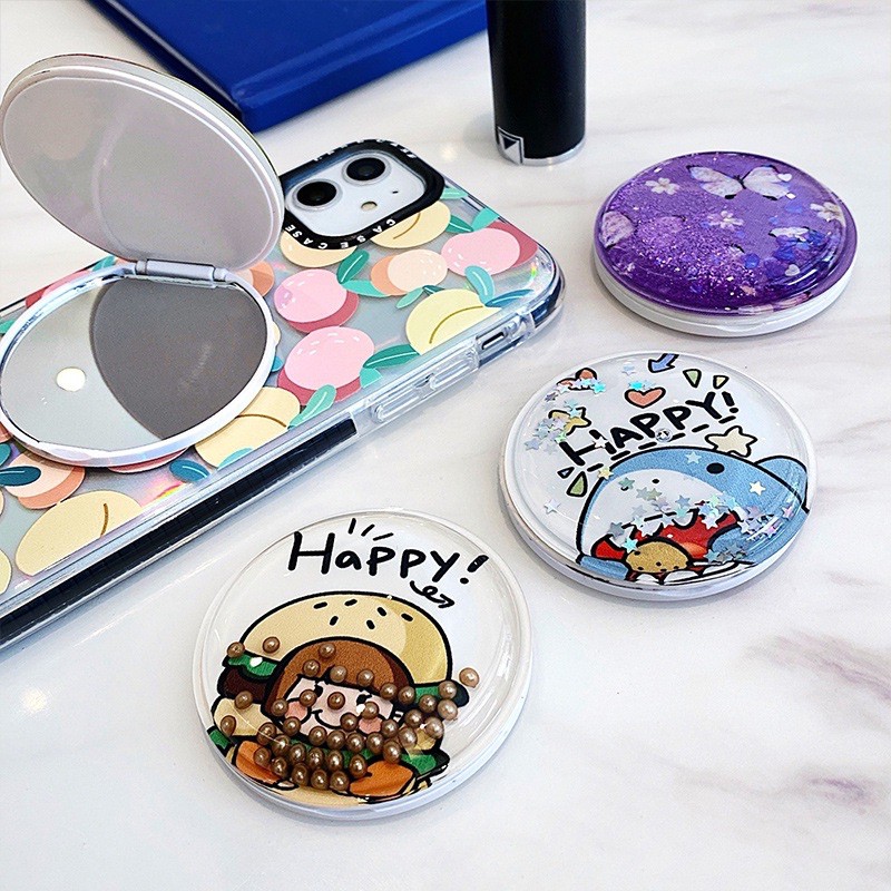 Popsocket giá đỡ điện thoại 2in1 có gương soi | BigBuy360 - bigbuy360.vn