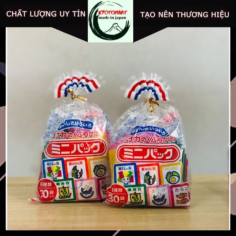 Gia vị rắc cơm ,cháo cho bé 6 vị 30 gói [ date t4/ 2021 ]