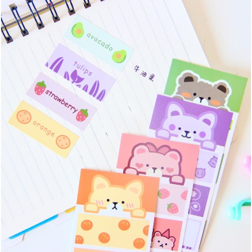 S4 sticker giấy dễ thương bảng nhỏ sticker cute