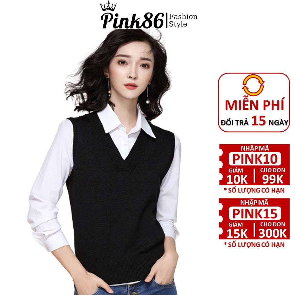 Áo gile nữ, áo len nữ không tay xinh xắn AL-211i