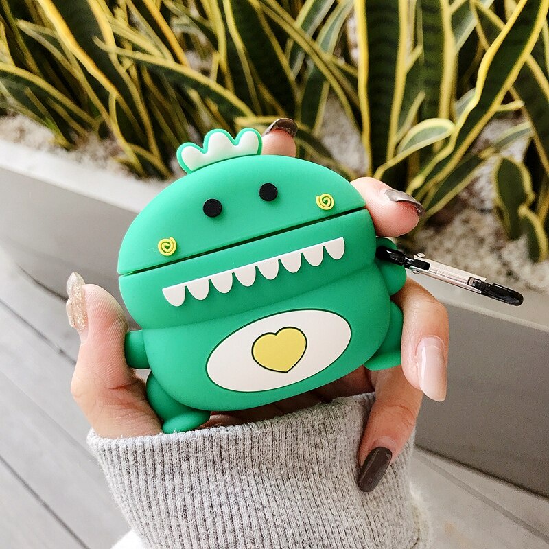 Vỏ bảo vệ hộp sạc tai nghe không dây bằng silicon dễ thương cho Edifier LolliPods/Lollipods plus TWS200