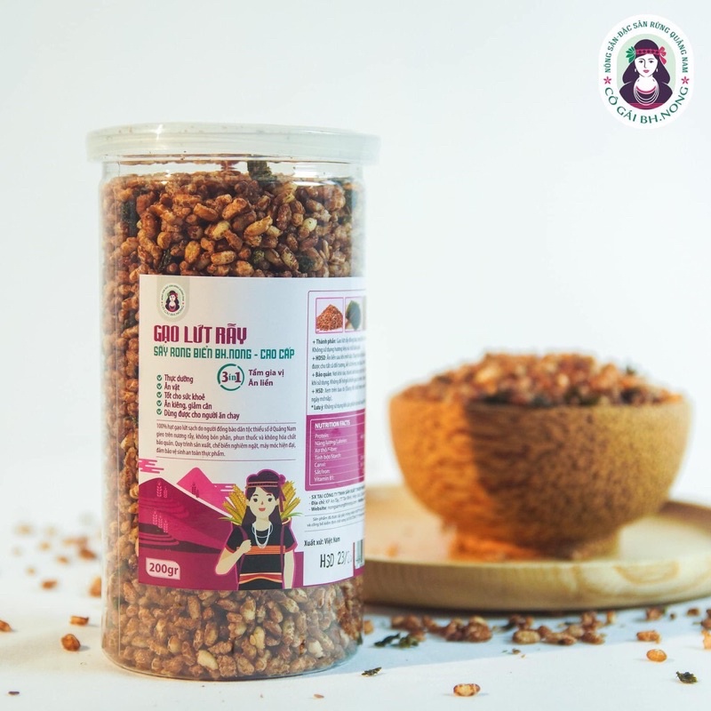 Gạo lứt sấy rong biển bhnong