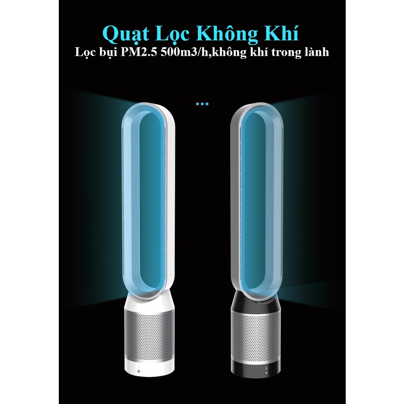 Quạt Không Cánh Lọc Không Khí 2IN1-SUWA IF008 –Lọc Bụi Siêu vi-8 Tốc Độ Gió