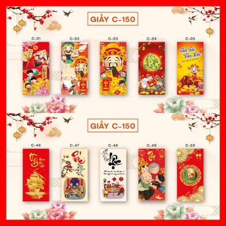 [Có sỉ] Bao lì xì tết Lưu ý: khách chọn tối thiểu 5 bao mỗi mẫu