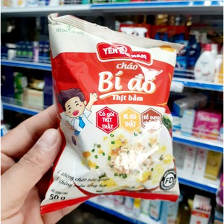 Cháo Bí Đỏ Thịt Bằm 50g