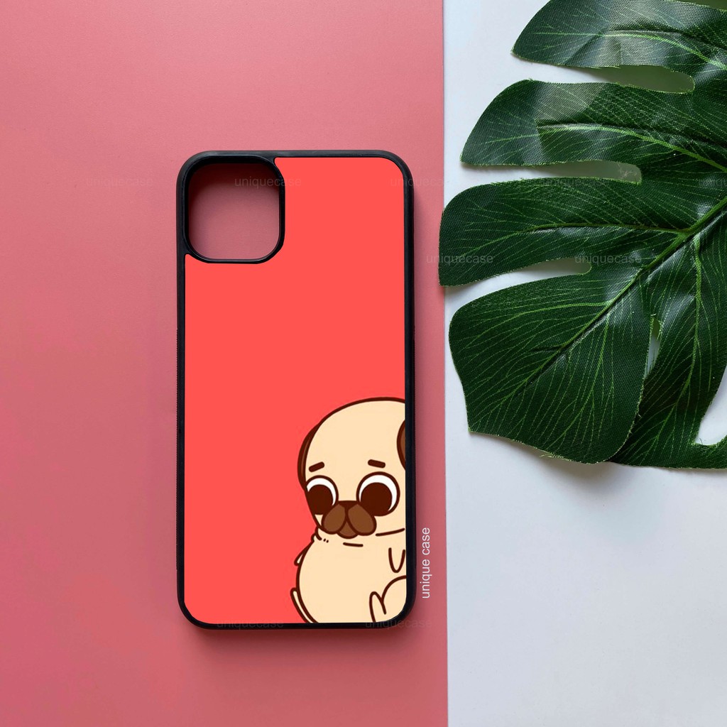 Ốp lưng điện thoại iPhone Unique Case hình chó pug Animal ANI064