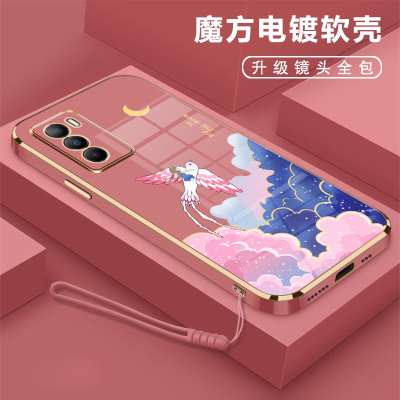 Ốp Điện Thoại Họa Tiết Cô Gái Cho Vivo Y1S Vivo T1 5G Vivo Y51 2020 Vivo Y15S 2021 Vivo Y15A Vivo Y01 Vivo Z1 PRO