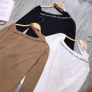 Áo thun giấy cổ choker