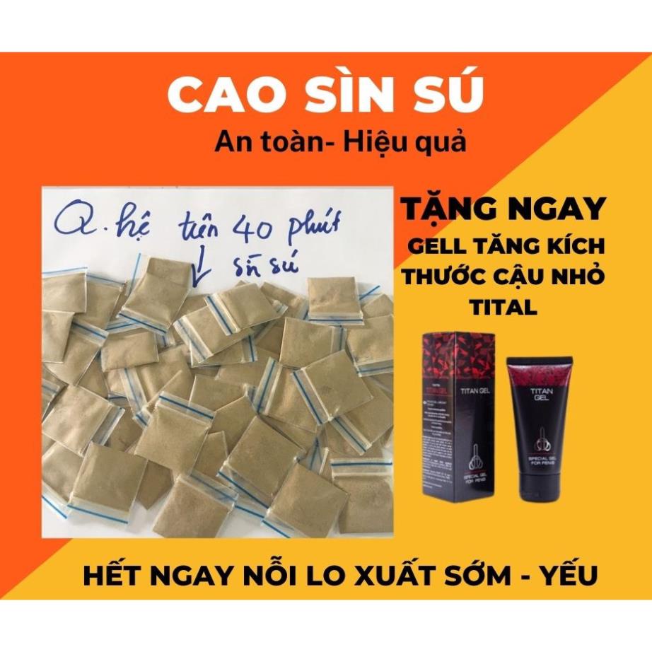Sìn Sú Bột Chính Hiệu, Cao sìn sú Việt Nam