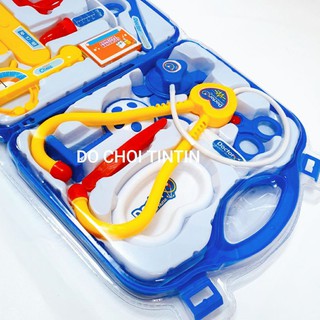 (kami24) ( HTT01 ) [SIÊU ĐẸP-LOẠI TỐT] Đồ chơi va li bác sỹ (ĐỎ-XANH-HỒNG)