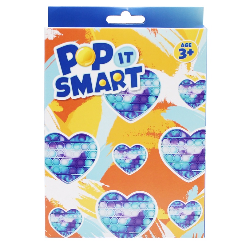 Đồ Chơi Pop It Smart Hình Trái Tim HRT/POP01/BLU - Màu Tím Xanh