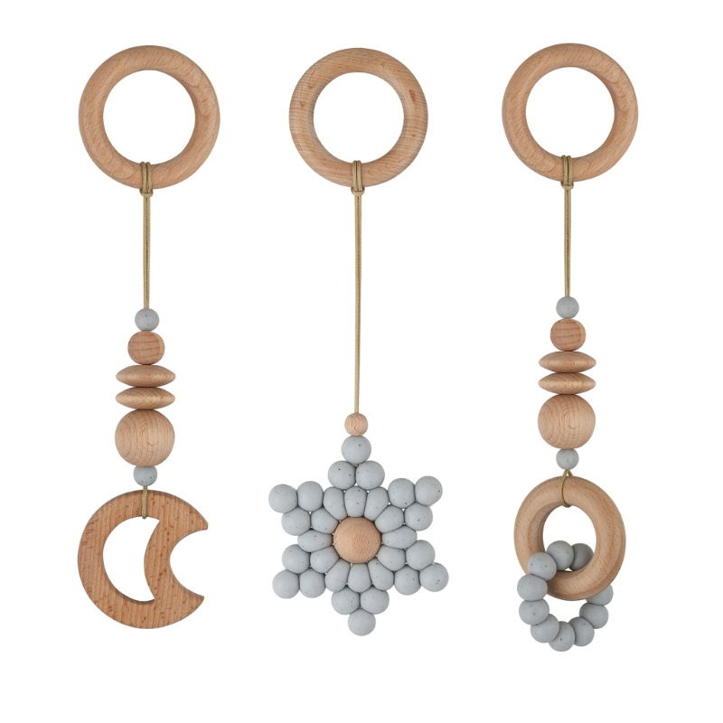 Đồ Chơi Vòng Lục Lạc Treo Xe Đẩy Em Bé Sơ Sinh Mọc Răng