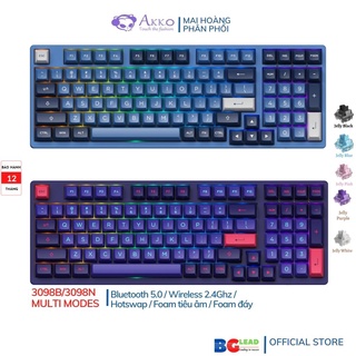 [Chính hãng] Bộ sưu tập Bàn phím cơ AKKO 3098B|3098N Multi-modes Series Bluetooth 5.0|Wireless 2.4|Hotswap|Foam tiêu|RGB