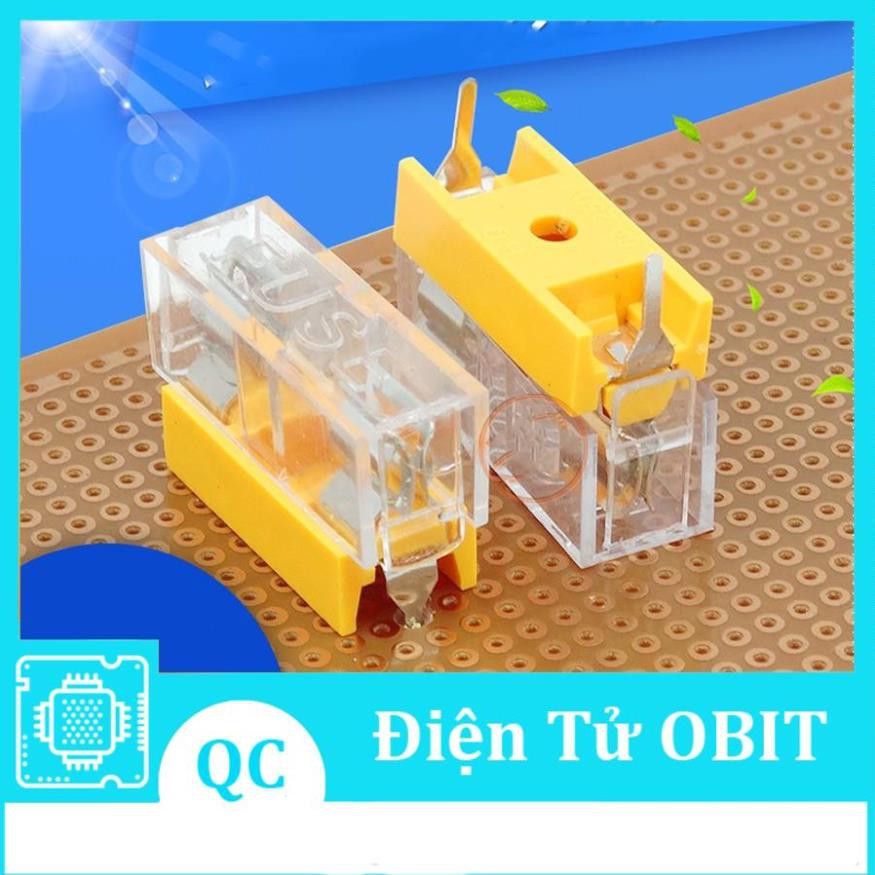 Đế Cầu Chì 5x20 - Có Nắp