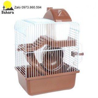 Lồng chuột hamster 2 tầng