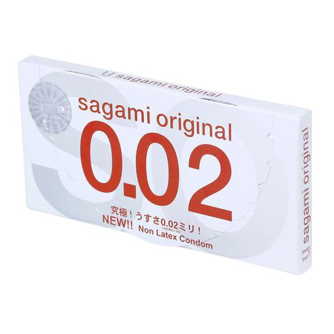 Bao cao su [che tên kín đáo] Sagami Original 0.02 (loại 2 chiếc) - BigBull Shop