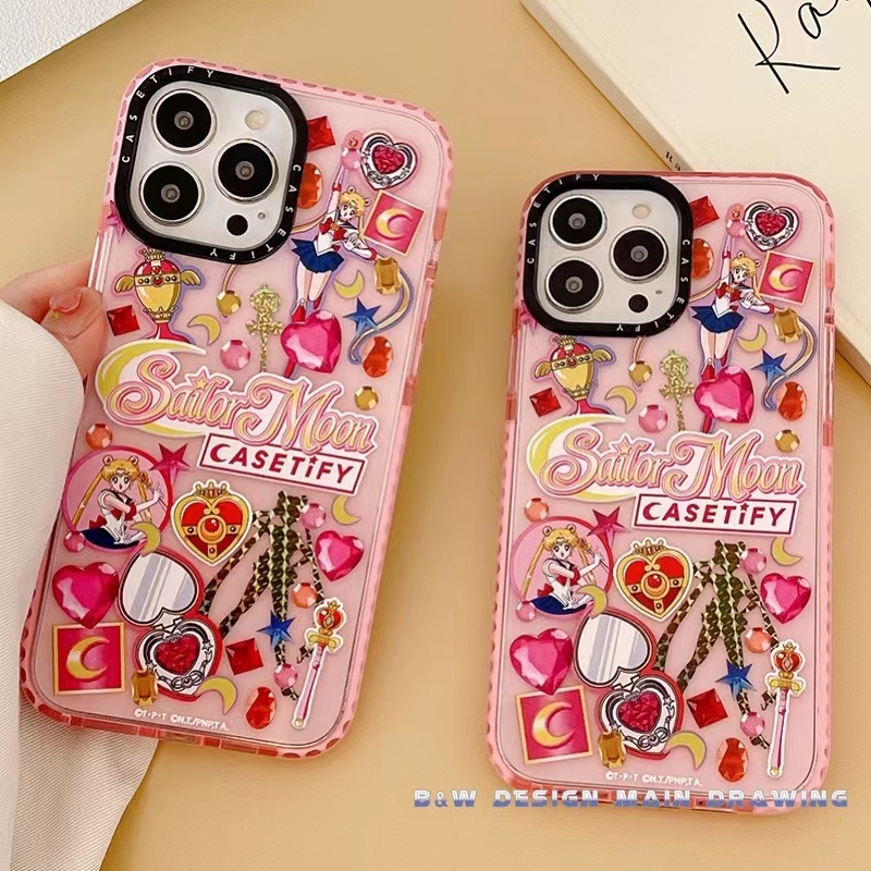 Ốp Điện Thoại Mềm Chống Sốc In Hình Thủy Thủ Mặt Trăng Cho iPhone 13 12 11 Pro MAX IX XS MAX XR i7 8 Plus