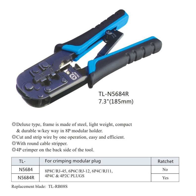 Kìm mạng Talon TL5684R, Kìm bấm mạng RJ45