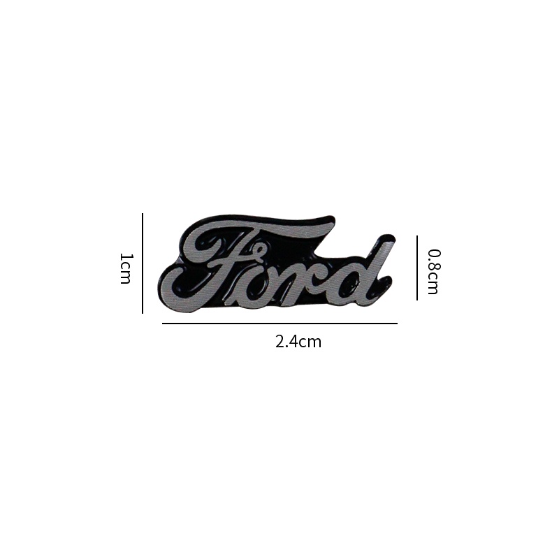 Bộ 4 / 10 Miếng Dán Logo 3D Bằng Nhôm Trang Trí Loa Video / Loa Xe Hơi Ford Kuga Fiesta Focus Mondeo Mk1 Mk2 Mk3 St