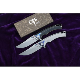 Dao gấp CH Emperor - S35VN - TItanium ( EDC/ Outdoor/ Camping)