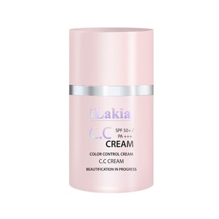 iLakia - Kem Nền Che Khuyết Điểm Đa Năng CC Cream SPF 50+/PA +++ 40ml KOREA [TẶNG KÈM MẶT NẠ DƯỠNG DA EUNYUL]