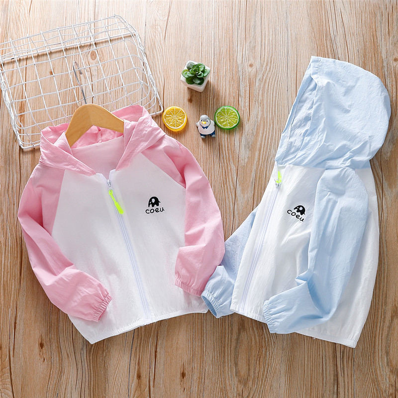 Áo Khoác Chống Nắng Vải Cotton Mỏng Thoáng Khí Thời Trang Mùa Hè 2021 Cho Bé