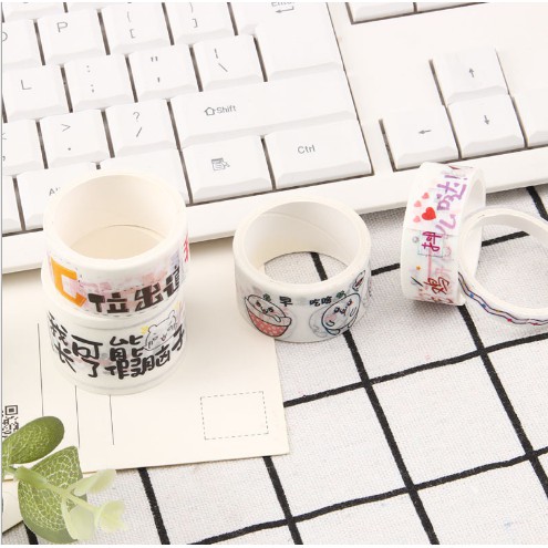 Set Washi Tape - Winzige băng dính theo chủ đề hỗ trợ trang trí DIY - Văn Phòng Phẩm Sáng Tạo