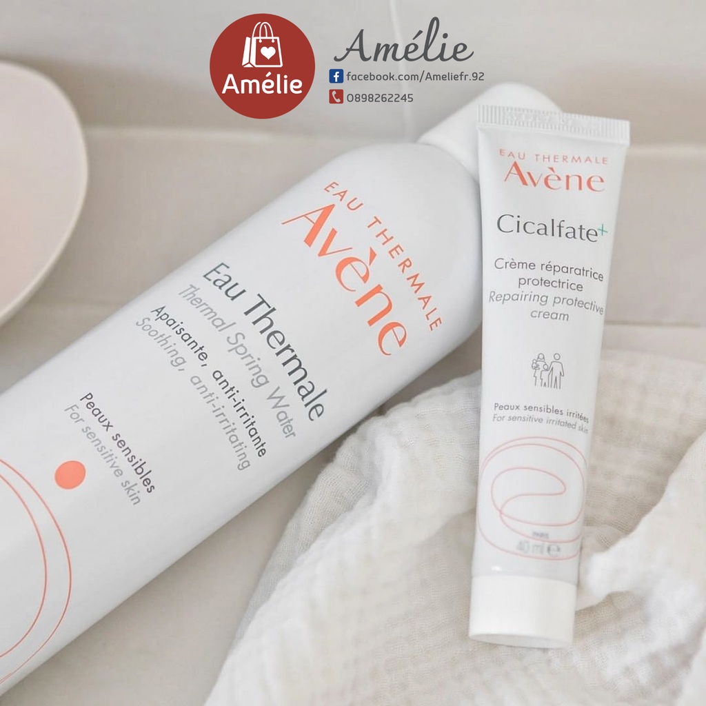 [BILL PHÁP] Kem dưỡng phục hồi, tái tạo da và liền sẹo Avene Cicalfate Repairing Protecting Cream