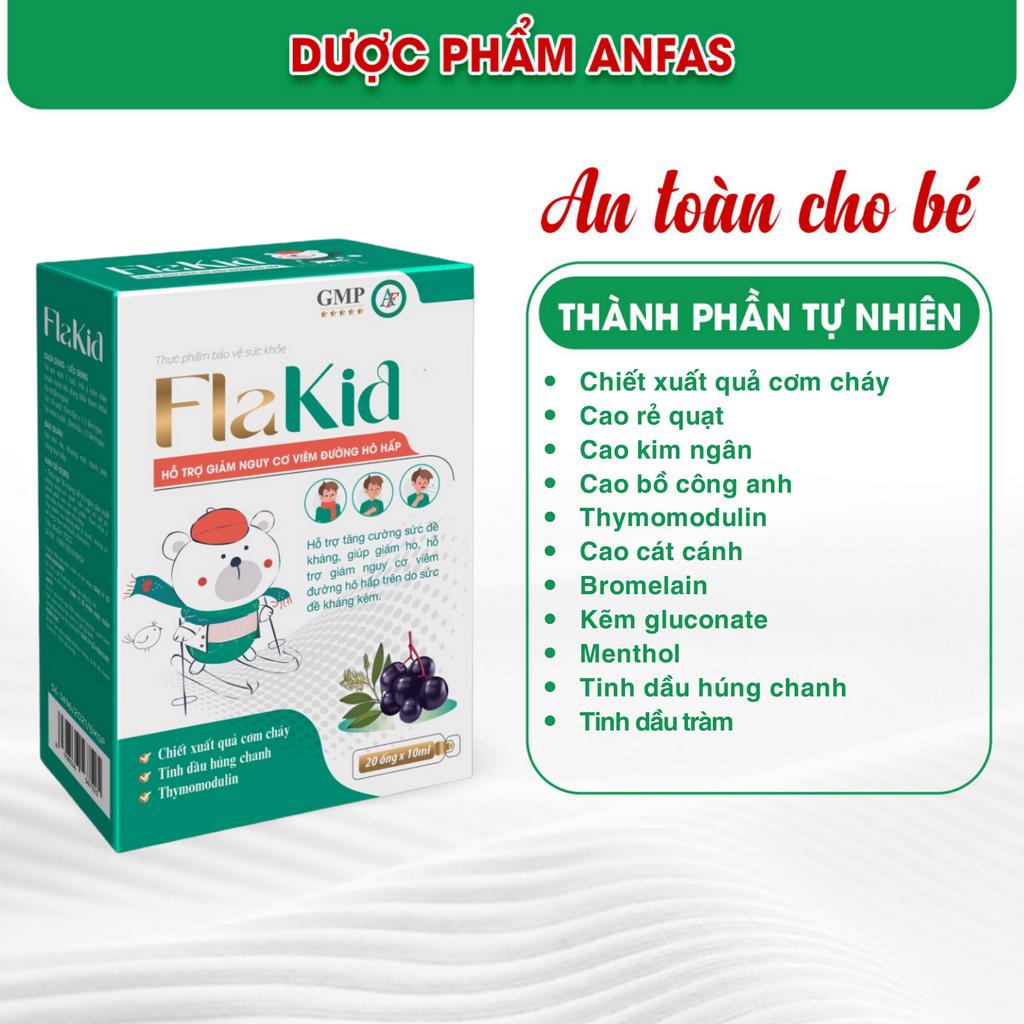 Tăng đề kháng cho bé Flakid ANFAS, giảm nguy cơ viêm đường hô hấp