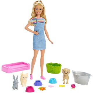 Búp Bê Barbie Mini Kèm Thú Cưng